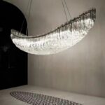 D0098 Dutti LED Crystal Sailboat Modern Chandelier for Dining Room, Ballroom, Showroom, Lobby, Restaurant