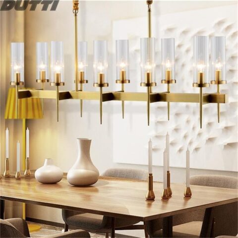 rectangular led chandelier | DUTTI Chandelier Pendant Ceiling LED ...